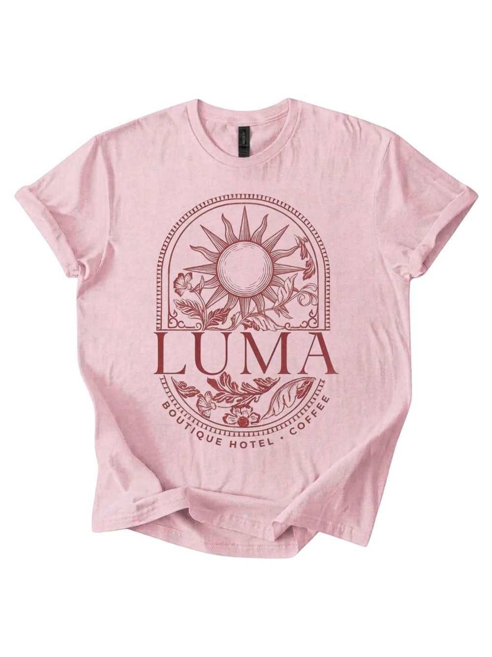 Gildan Luma Pink Graphic Tee